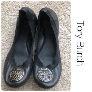Tory Burch Reva Black Flats 8